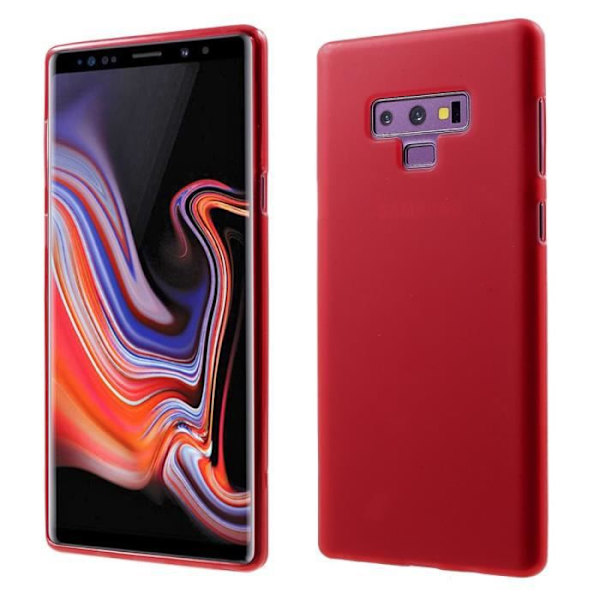 Rött dubbelsidigt matt mjukt TPU-fodral för din Samsung Galaxy Note 9