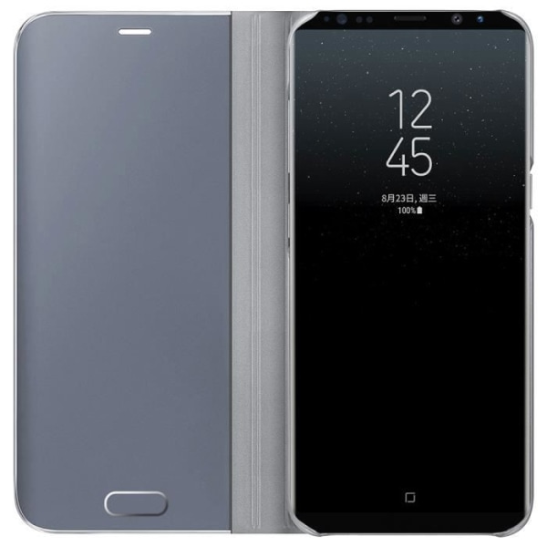 Etui - Samsung - Galaxy Note 8 - Stødsikker - Blødt - Spejl - Sølv silver-