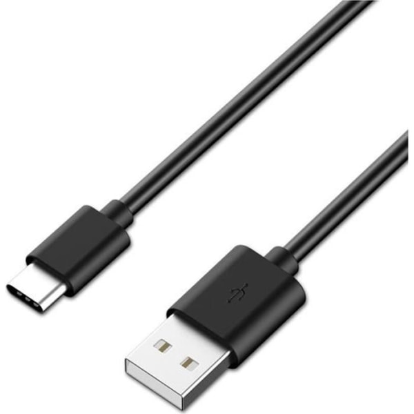 USB Typ C svart synkro- och laddningskabel för SONY Xperia XZ Premium - Xperia XA1 Ultra - Xperia XA1 - Xperia XZ - Xperia X Compact