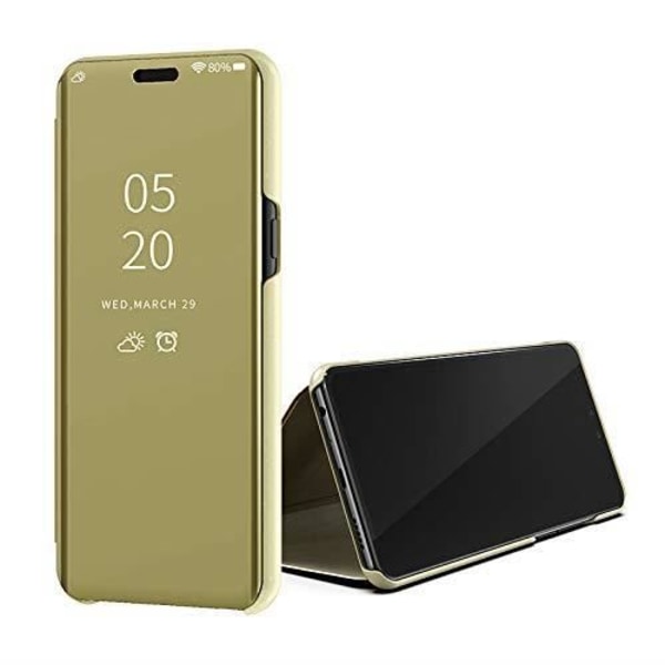 Fodral till Samsung S20 Ultra Folio Gold Mirror Stand