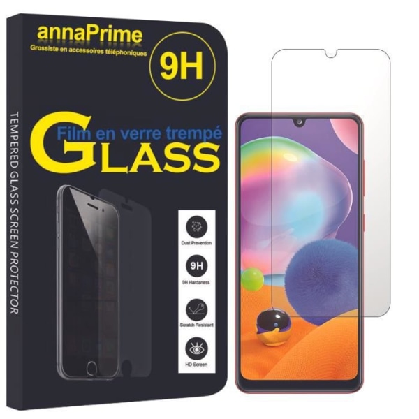 För Samsung Galaxy A31 6,4": 1 skärmskydd i härdat glas