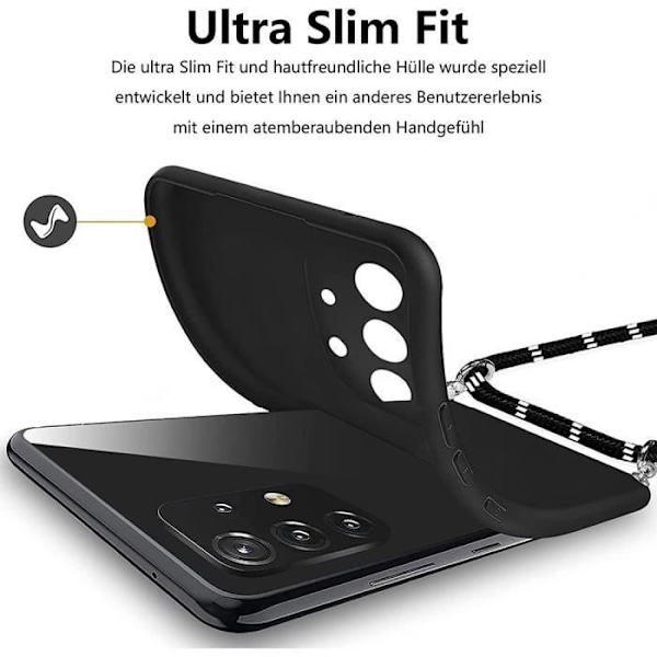 Skydds skal - BOOLING - för Samsung Galaxy M23 5G - Flexibelt - Silikon - Svart Svart