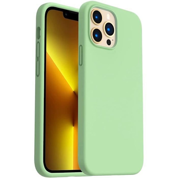Coque - PROSHOP® - iPhone 13 Pro - Silikon TPU - Stötsäker - Grön Grön