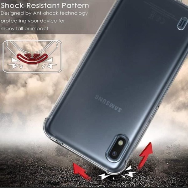 Samsung A20e-fodral, genomskinligt skyddsfodral Stötsäker Anti-Scratch Bumper Silikonfodral Bumper för Samsung Galaxy A20e Transparent