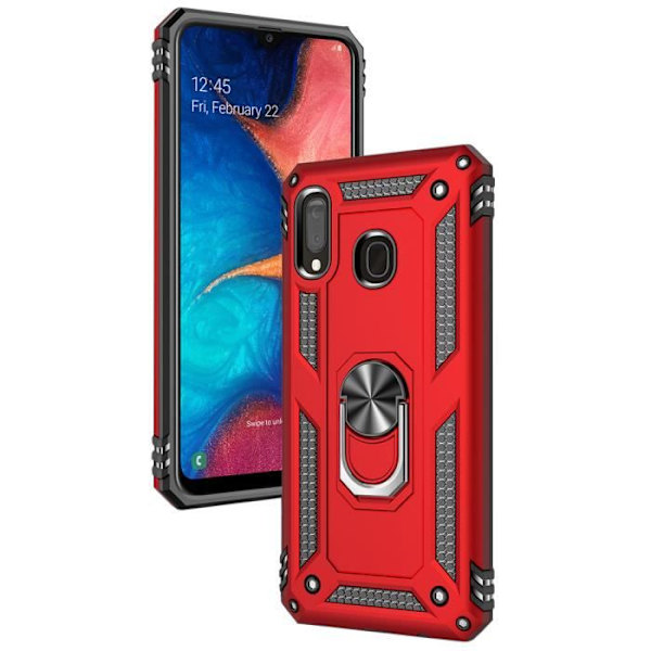 Fodral - NALIA - Galaxy A20e - Anti-Shock - 360° rotationsring - Magnetstöd