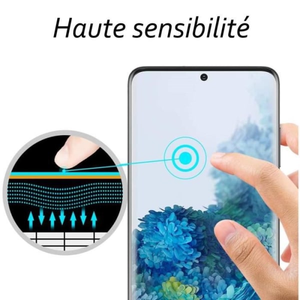 [2pack] 3D-härdat glasskyddsfilm för Samsung Galaxy S22 Ultra 5G [Toproduits®]