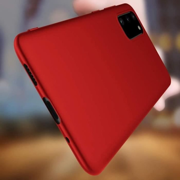 Skyddsfodral till Samsung Galaxy S20 Ultra - PROSHOP - Röd - Mjuk - Matt - Skyddar mot repor Röd