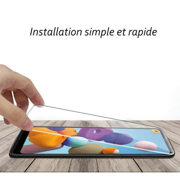 Skyddsfilm - Toproduits® - Samsung Galaxy S21 plus - 2.5D härdat glas - 2-pack - Reptålig Transparent