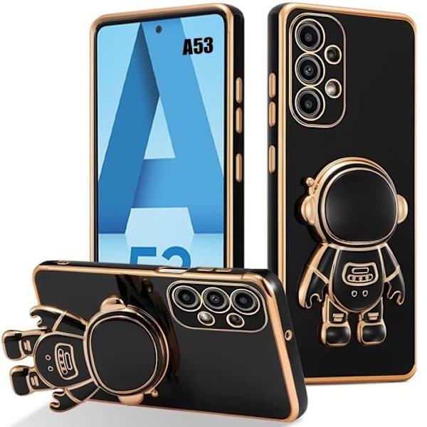 Coque - Samsung - Galaxy A53 5G - Stöttålig skydd - Astronautstöd - Svart Svart