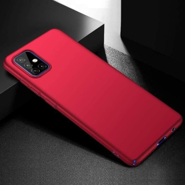 Fodral för Samsung A51 (6,5") Bekvämt enfärgat mjukt skydd Röd