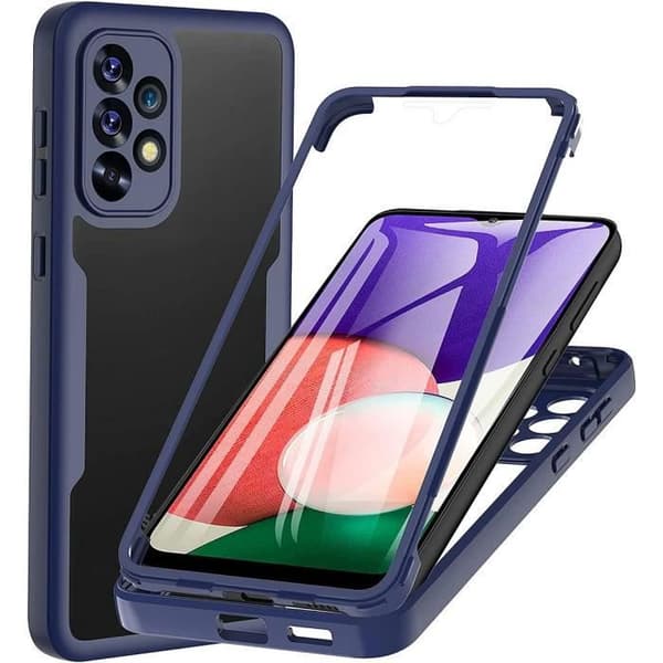 Coque - för Samsung - A53 5G - Marinblå - Repellerande - Skydd 360° marinblå