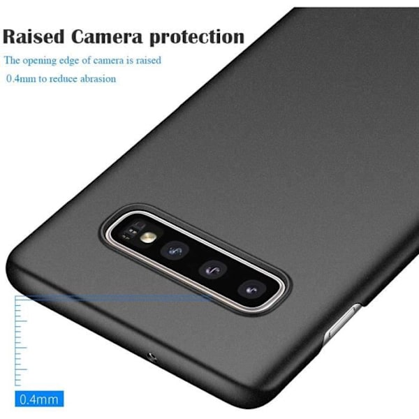 Samsung S10 Plus Fodral, S10+ Fodral Matt Finish [Ultra Light] [Ultra Thin] Anti-Scratch Hard Shell Fodral Fodral för SamsuTB