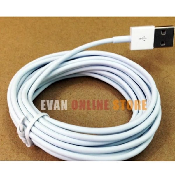 3M / 10FT IOS 8 Laddnings USB-kabel 3 meter 3m lång laddare för iPhone 6 6 plus kabel för iPhone 5 5S 5C iPad air, kabel