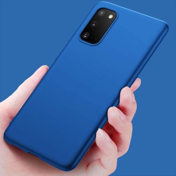 Fodral för Samsung S20 FE (6,5") Bekväm Anti-repa enkel färg Blå