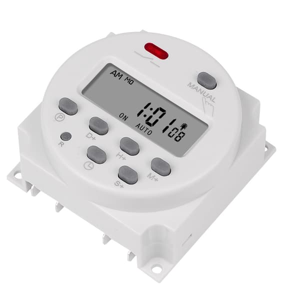 15.98 inch LCD Digital Timer 12V DC 7 Days Programmable Time Switch CN101A