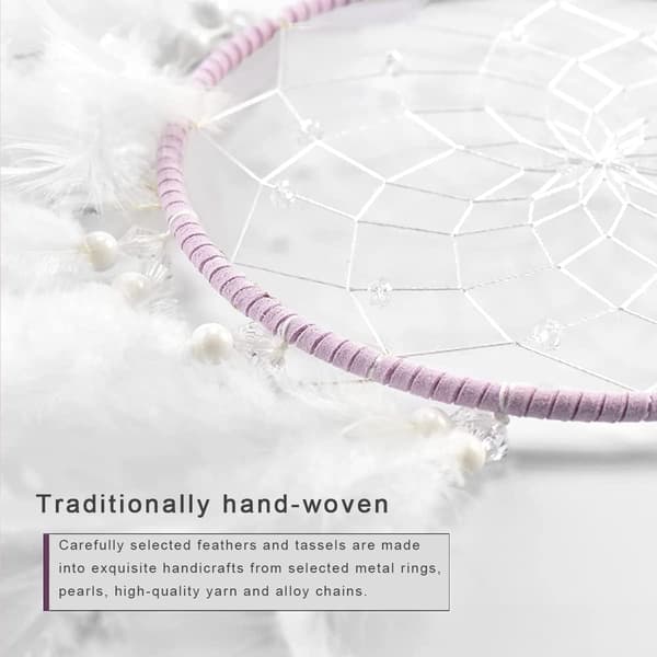 Drømmefanger, drømmefanger med fjer, håndlavet drømmefanger