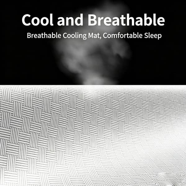 Cooling mat for single and double beds - including pillowcase - summer cooling mat with cooling sensation and effective cooling effect for increased comfort Blu Blue 120x200cm cooling mat + 1 pillowcase