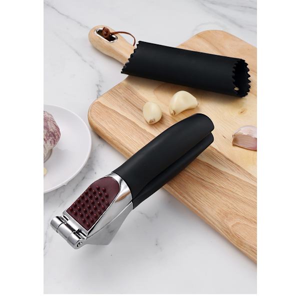 Garlic press - A simple kitchen tool for crushing garlic