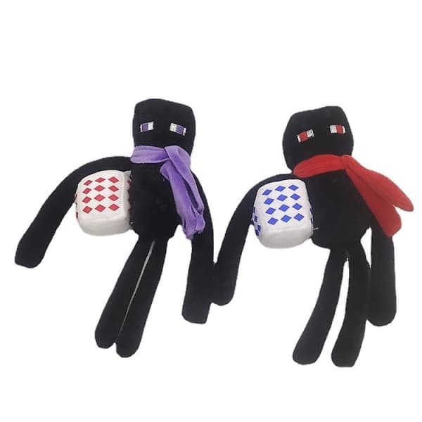 Minecraft Enderman plysj sort/lilla 26 cm
