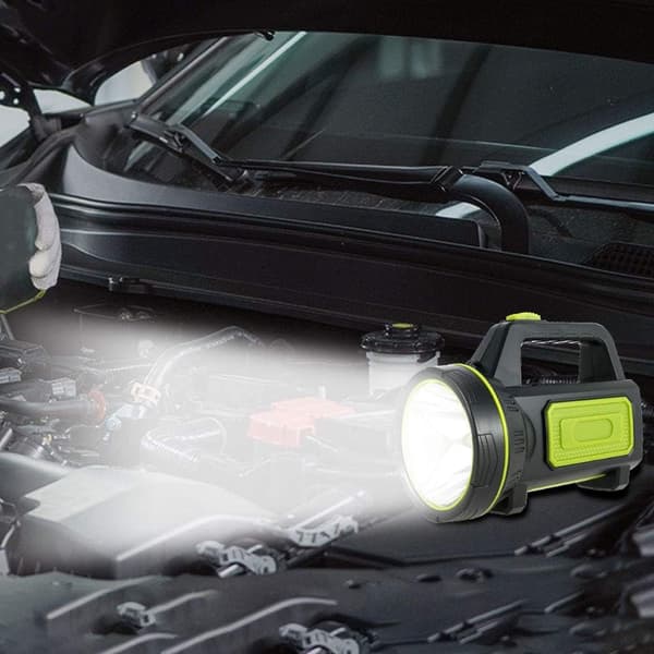 USB-ladattava, erittäin kirkas LED-taskulamppu, vedenpitävä