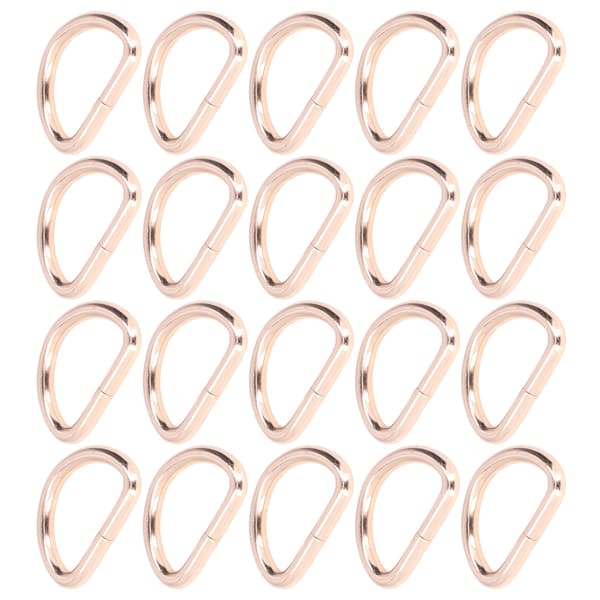 20 st Guld D-ringar 4x38x23mm Starka Hållbara för DIY Hantverk Väskor Plånböcker Armband
