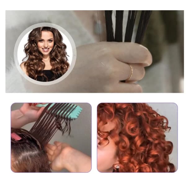 Lilla krøllebørste - Bounce Curl Brush, Definerende Stylingbørste