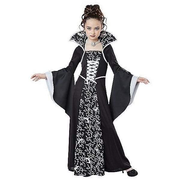 Pigekostume til Halloween - Vampyr Kostume til Piger White 130cm