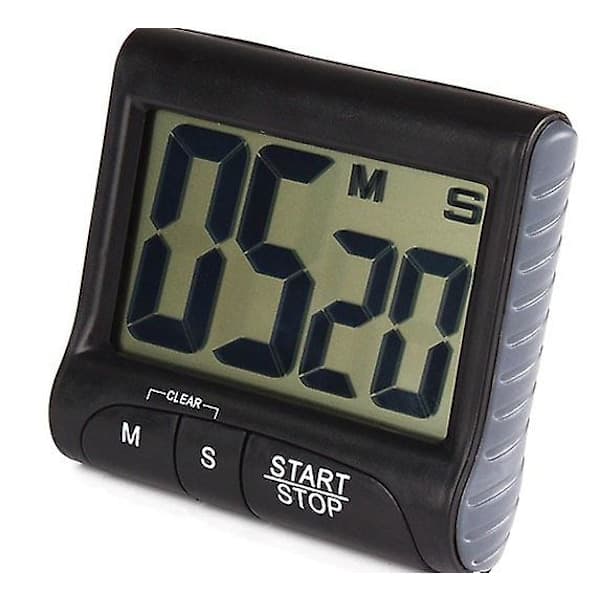 LCD Digital Large Kitchen Timer Countdown Up Clock Loud Alarm Magnetic