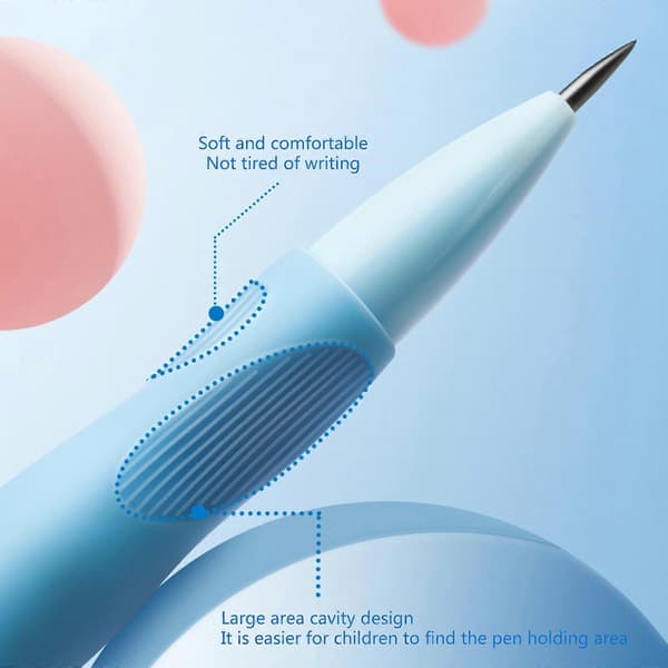 Mechanical Pencil with Refill Leads, 2 mm, Built-in Sharpener; Suitable for Students' Writing, Drawing