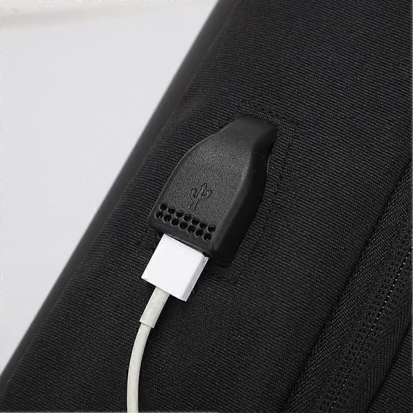 Hard-shell protective backpack for storing all Starlink Mini accessories; anti-theft, waterproof travel case. grey