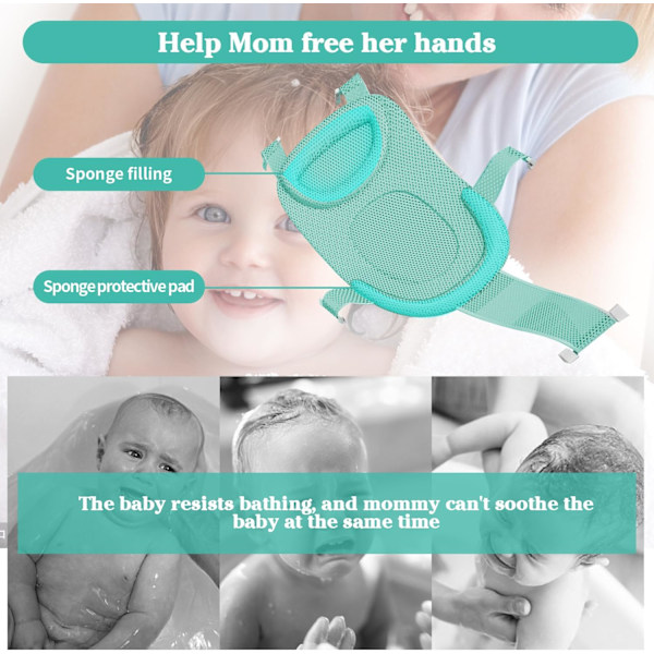 Babybade Net Babybade Indsats Sæde Babybade - Nyfødt Bade Net Justerbar Komfort Småbørns Bade Tilbehør