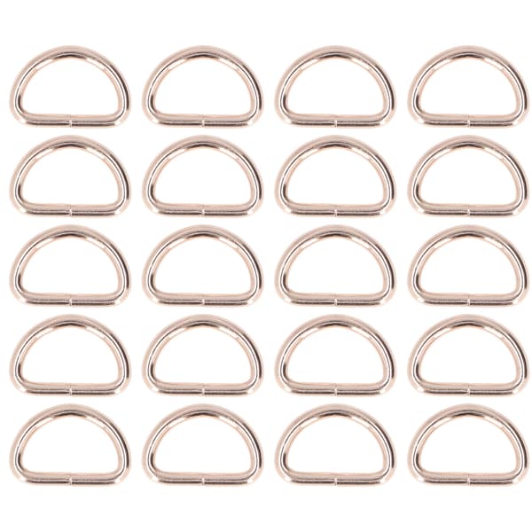 20 st Guld D-ringar 4x38x23mm Starka Hållbara för DIY Hantverk Väskor Plånböcker Armband