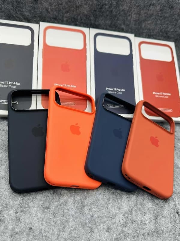 Silicone Case with MagSafe, Compatible with iPhone 17 Series iPhone 17 Pro Max 17 Pro 17, Slim Soft Protective Case for Daily Use Pale Orange For iPhone 17
