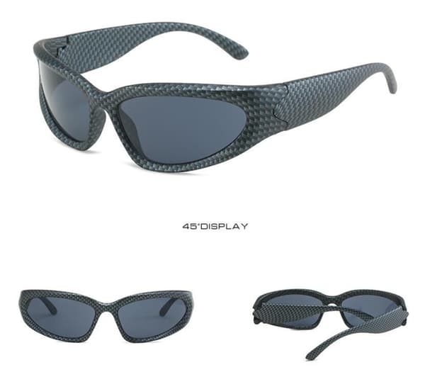 Polarisoidut urheilulasit miehille ja naisille Grey Check