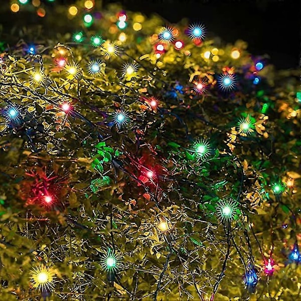 Wabjtam Udendørs Julelys, 96 LED'er 18m X18m Net Lys, Stik i 8 Blinkende Tilstande Mesh Lys, Vandtæt Til Juletræ Buske Have Pati
