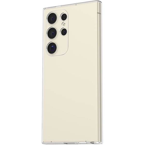 Mykt silikonbeskyttelsesdeksel for Samsung Galaxy S25 Ultra 5G, Støtsikkert ultratynt beskyttelsesdeksel for Samsung Galaxy S25 Ultra (Transparent) A01-Core