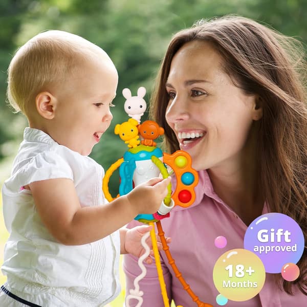 Montessori babylegetøj 12-18 måneder, babylegetøj 6-12 måneder, sensorisk F