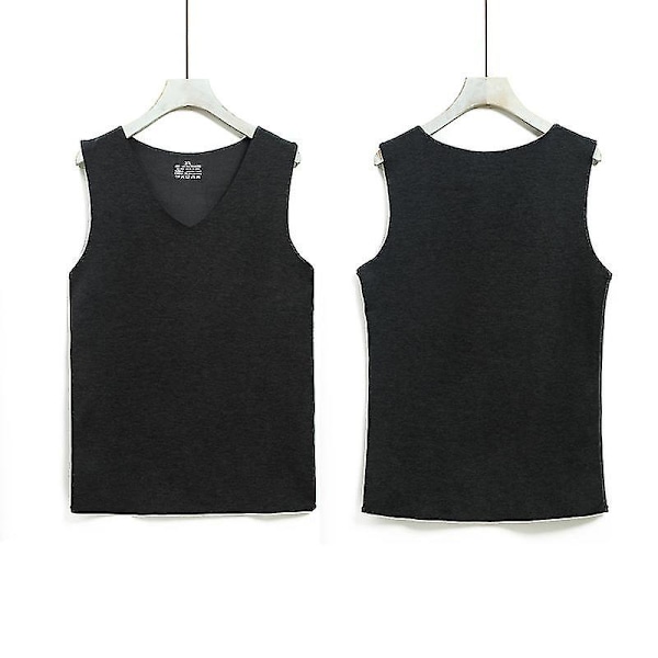 Myk Silke Patch Termisk Vest Termisk Tank Top Lett Sømløs Oppvarmingsvest Dobbeltsidig Børstet Ermeløs Camisole