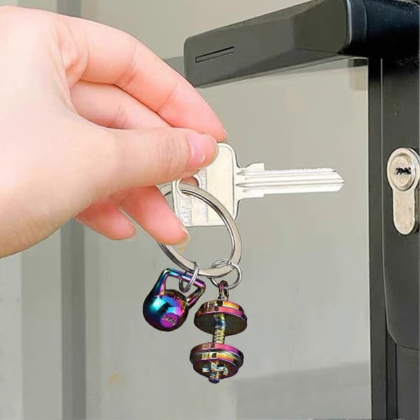 Small clips that can be attached to keys or backpacks - easy to carry - suitable for school and travel.
