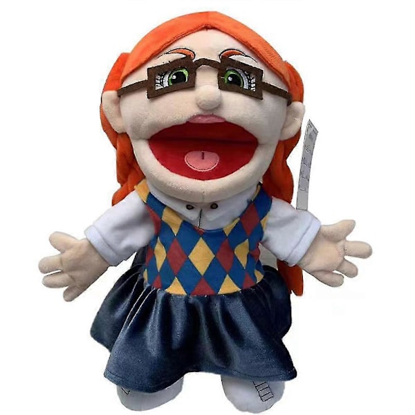 Jeffy Hatt Handdocka Jeffy Plyschdocka Cosplay Leksak Spel Mjuk Fylld Docka Barn Julgåvor -NMAOV Jag