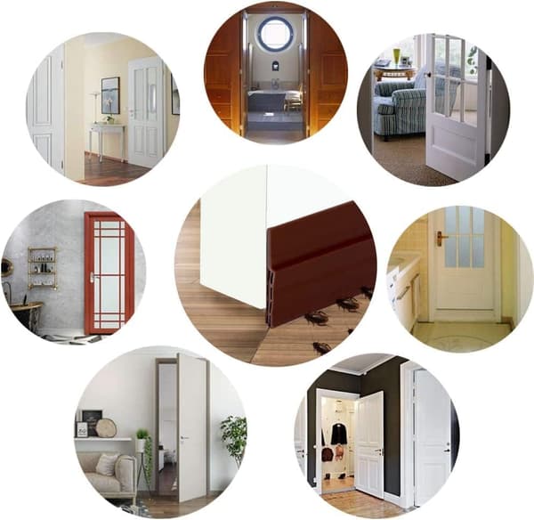 Windproof and waterproof door bottom - new insulating door bottom (quick installation)