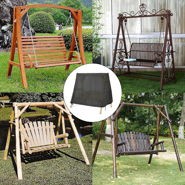 Utomhusgungaöverdrag, A-ram Patio Gungaöverdrag, Gungaöverdrag för Utomhusmöbler Verandaöverdrag Glider Hängmattaöverdrag Vattentätt 66\" L x 48.8\" B x 66\" H