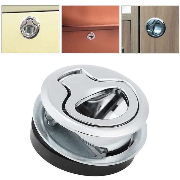 Marine Stainless Steel Flush Hatch Latch, Boat Hatch Handle, Panel
