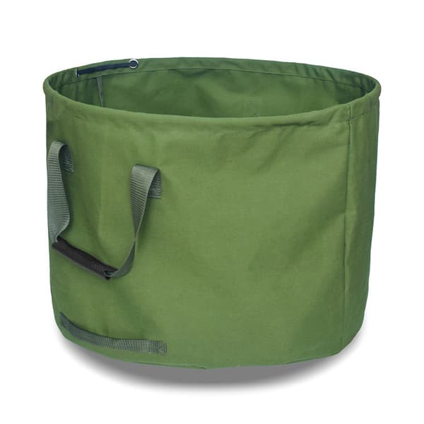 Waterproof Canvas Storage Bag for Garden Leaf Collection Lawn Sorting Bag