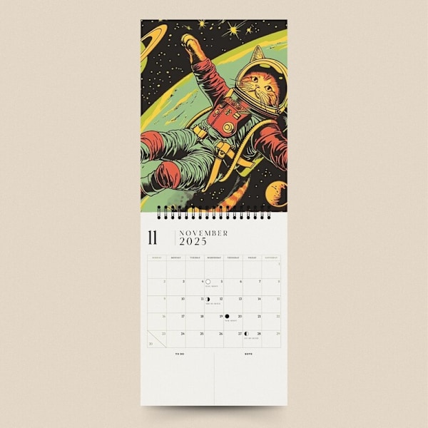 Space Cats 2025 Kalender Space Cats 2025 Kalender