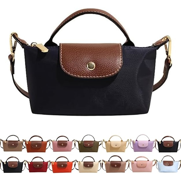 Mote Colorblock Mini Crossbody Veske for Kvinner, Ensfarget Firkantet Veske med Justerbar Stropp, Elegant Håndveske Gray