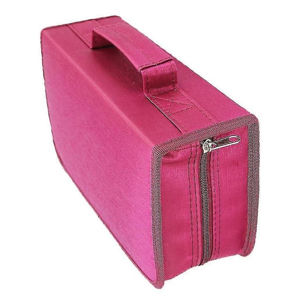 Cd Dvd Etui Holder Organizer Spildisketui Dvd Opbevaringstaske Rød