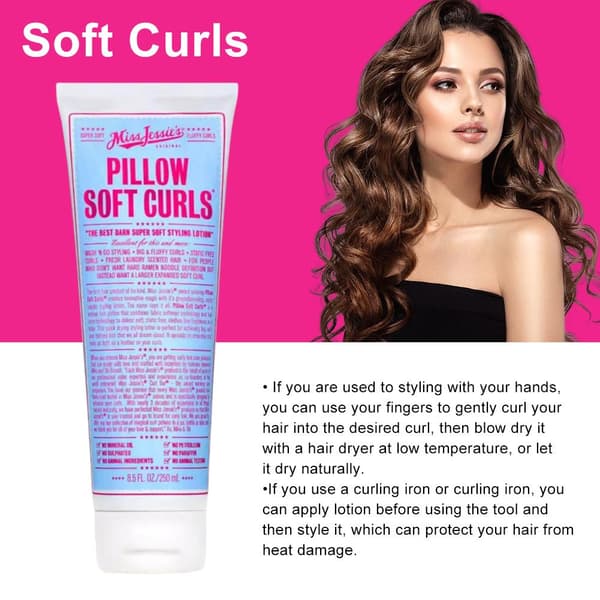 Pillow Soft Curls Myk Hold Hårstylingkrem Lotion 8.5 oz