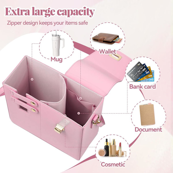 Stanley Cup Carrying Case, Accessories for Most Water Bottles with Compartments and Adjustable Shoulder Strap, Compatible with Stanley Cup