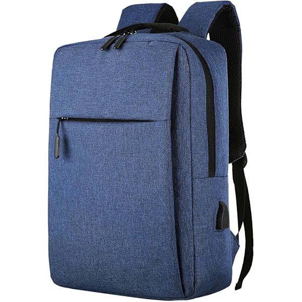Functional Computer Bag for Men with USB Flash Drive, Simple Backpack, Travel Backpack, School Bag, Artist Backpack